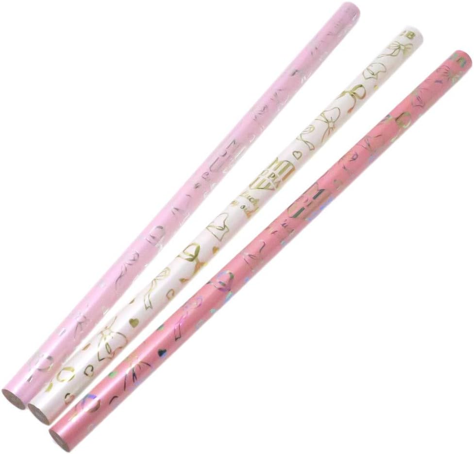 Amazon Co Jp メゾピアノ 鉛筆 キラキラ鉛筆2b 3本セット リボン柄 ナルミヤインターナショナル おもちゃ