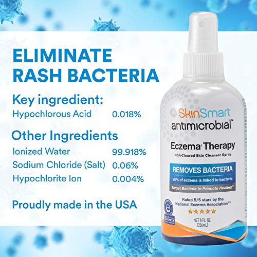 SkinSmart Eczema Therapy, Hypochlorous Antimicrobial Safely Removes