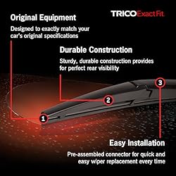 TRICO Exact Fit 11 Inch Pack of 1 Rear Wiper Blade