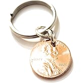 Tucker's Trinkets And Treasures 2025 Lucky Penny Keychain, Authentic US Coin, Commemorative Last Year Cent, Made in the USA