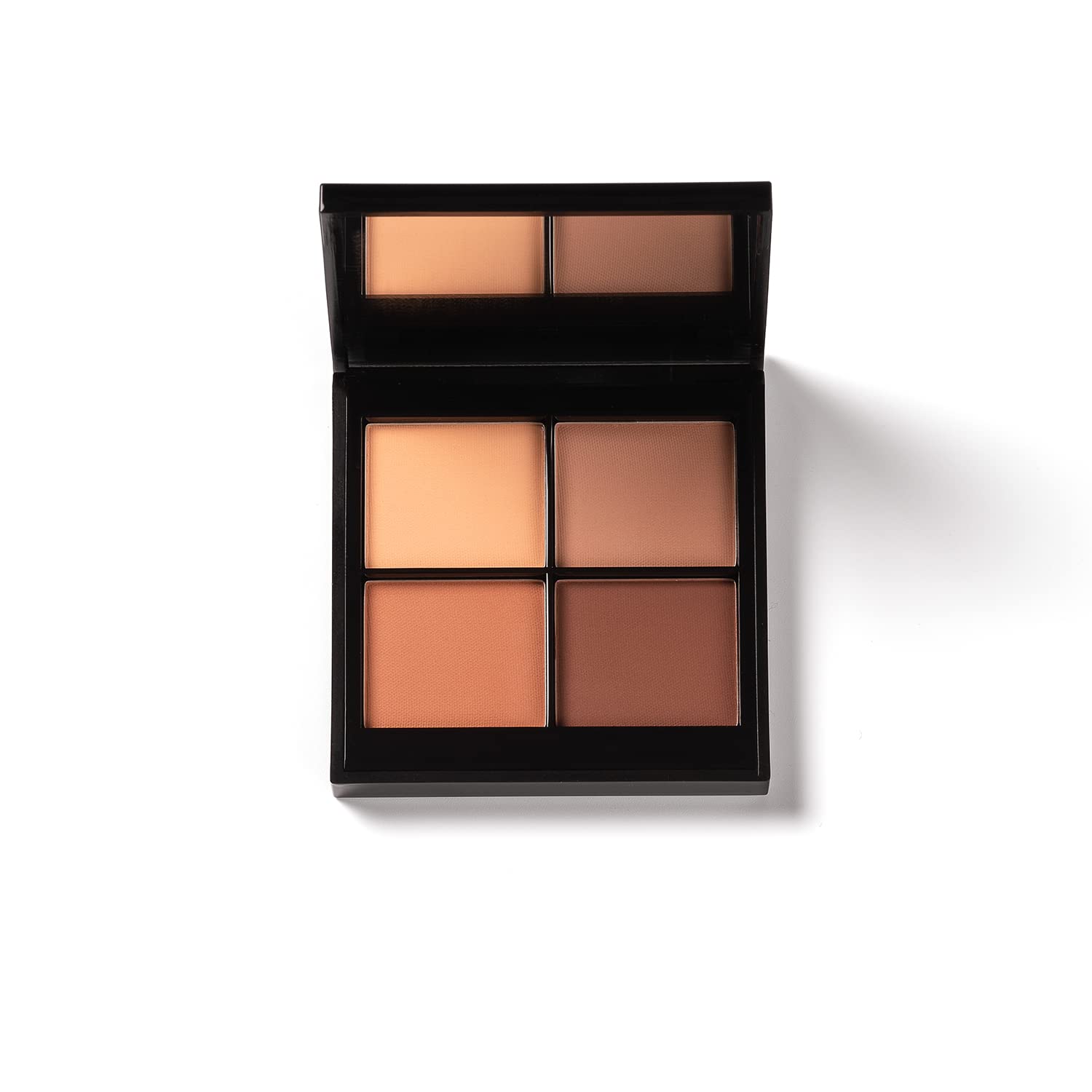 PHASE ZERO Makeup Quad Eyeshadow Palette - Bombay Rose - 5.2g / 0.183 Oz. - Pigmented, Warm-Toned Neutral Eyeshadow Palette with Four Matte Pigments