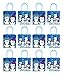 Tiny Mills Penguin Winter Themed Party Favor Bags Treat Bags with Handles Candy Bags for Holiday Party Gift Bags Christmas Holiday Party Supplies,12 Pack