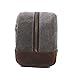 S-ZONE Mens Travel Case Dopp Kit Small Shaving Toiletry Bag Makeup Organizer Insert