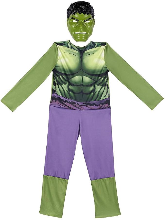 Avengers The Hulk Animated Full Dress Up Costume Clothing