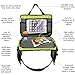 Kids Travel Tray Car Seat Booster Accessories Table for Baby Toddler with Cup and iPad Holder Road Trip Organizer Zip Away Toys Books Activities Games