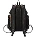 Canvas Backpack Vintage Rucksack Hiking Travel Outdoor Shouder bag Carry Case Black #220