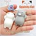 Mochi Squishy Toys, Rising Squishies, Super Cute Mini Kawaii Simulation, Lovely Squishy Cats, Soft Mochi Panda, Charms Gift for Children and Adult, an Excellent Toy for Relieving Stress