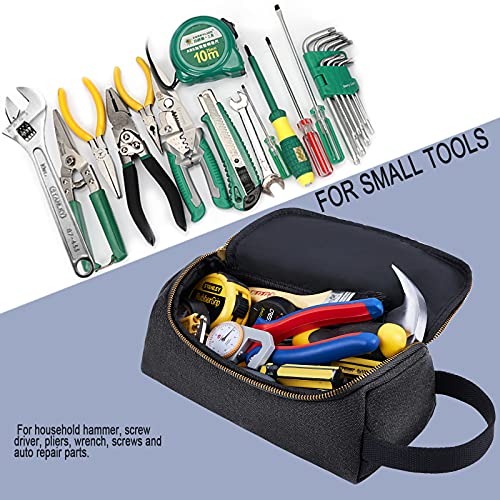 KALIDI Canvas Tool Bag Zipper Pouch Multi Tool Organizer for Pliers