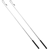 2 Pack Puppet Handles Arm Control Rod, 8-21 inch Extendable Metal Puppet Stick Accessory, Easy to Use Puppet Arm Rods Tools for Small and Large Puppets