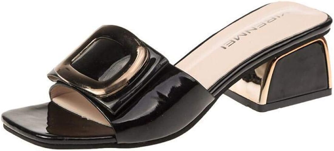 transparent slide heels