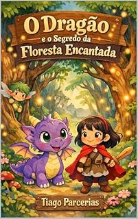Livro O Dragão e o Segredo da Floresta Encantada: Uma Aventura Mágica entre Árvores e Mistérios (As Aventuras Estelares de Fagulha e Luna Livro 6)