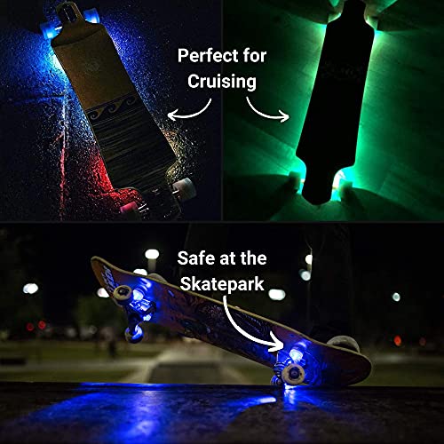 Crazy Color Changing LED Underglow Lights For Skateboards, Longboards