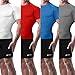 Copper Compression New Colored Short Sleeve Shirt - Guaranteed Best Copper + Zinc Infused Mens T-Shirt. Support Stiff + Sore Muscles. Basketball, Football, Sports Wear (Medium - Grey)