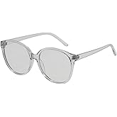 Mad Shade Fashion Optical Glasses for Men & Women, Classic Round Retro Vintage Clear Lenses, Lightweight Durable Eyewear