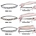 Udalyn 1-6 Pcs Rhinestone Elastic Headbands for Women Girls Beaded Bands Hair Accessories Handmade Jewelry