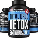 THC Detox 5-in-ONE - Premium Drug Cleanse & Toxins Remove - Natural Drug Detox Pills - Best THC Cleanse to Pass Drug Test - Kidney, Urinary Tract & Liver Detox Cleanse - Made in USA - 7-Days Detox