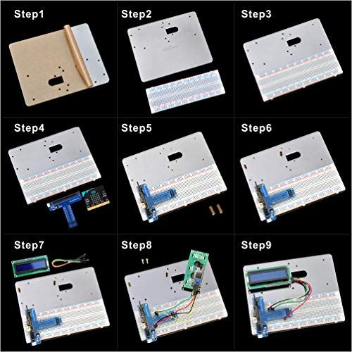 OSOYOO Starter Learning Kit for BBC Micro bit Programming The MicroPython for Beginners and Kids Suitable for STEM Education - Thumbnail 7