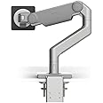 Humanscale - M81CMSBTB - M8.1-Single Mtr, Clamp Mt (Slvr/Gry)