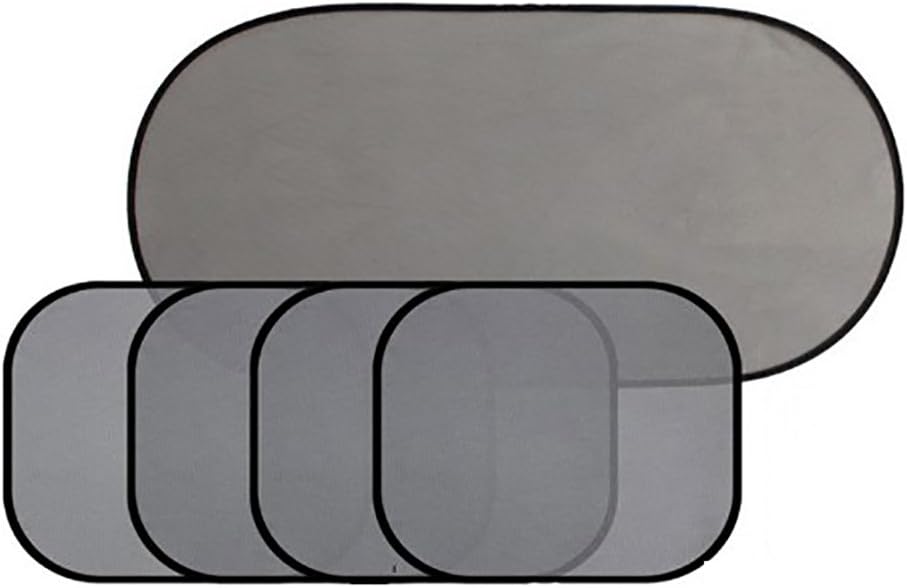 MRSLIU Car Sun Shades,Car Windshield Sun Shade Side Rear Window Sunshades Self-Adhering 99.9% UV Rays Blocker Sun Screen Fits Most Cars, Suvs For Baby/Family/Pets