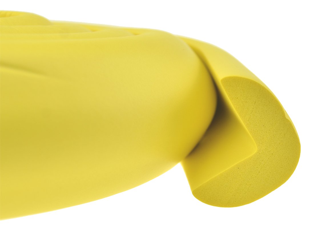 FiveSeasonStuff® All Season Foam Cushion Table Edge Corner Guards / Edge Protectors / Edge Cushion / Edge Guards / Baby Proofing Child Proofing / Choose from Below Kits (Jumbo L-Profile Edge Protector Yellow 1pc 2Metre (T:5-14mm) LM102-A)