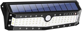 Solarlampen für Außen LXQIY Solar Aussenleuchte mit Bewegungsmelder 79 LEDs 800 Lumen IP65 270° Wasserdicht Superhelle Solarleuchten Fortgeschritten Solarleuchte Beleuchtung 4 Modi für Gärten Flur