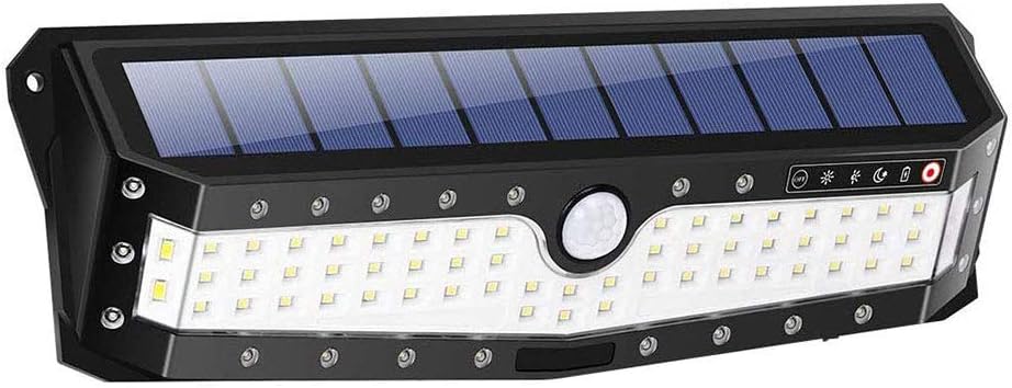 Solarlampen für Außen LXQIY Solar Aussenleuchte mit Bewegungsmelder 79 LEDs 800 Lumen IP65 270° Wasserdicht Superhelle Solarleuchten Fortgeschritten Solarleuchte Beleuchtung 4 Modi für Gärten Flur
