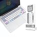 VFENG Premium Shortcuts with MAC OS Keyboard Cover for 2010-2017 MacBook Air 13 Inch (Model:A1466/A1369) and MacBook Pro 13 15 17 Inch (with or w/Out Retina Display, 2015 or Older Version), US Version