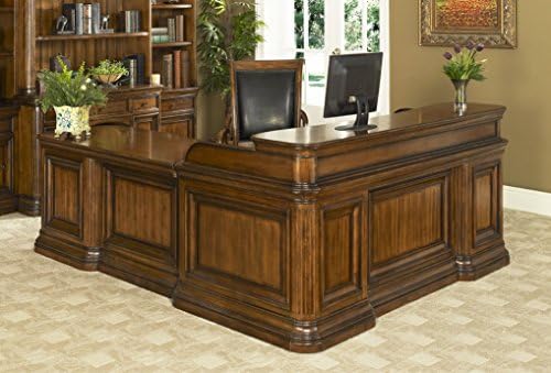 Fairfax Home Collections Winsome Writing Desk and Return, 60"