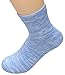 Womens 5 Pairs Comfort Cotton Ankle Crew Casual Socks #Wz-002 (Long)
