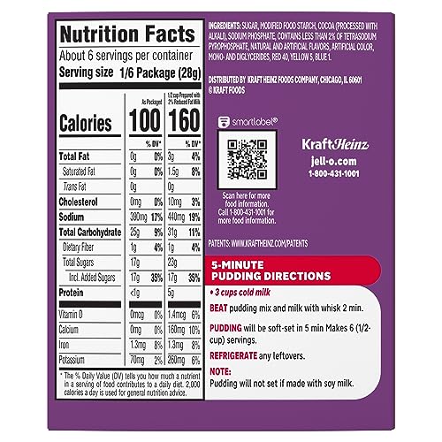 JELLO CHOCOLATE FUDGE PUDDING MIX 5.9OZ BOX