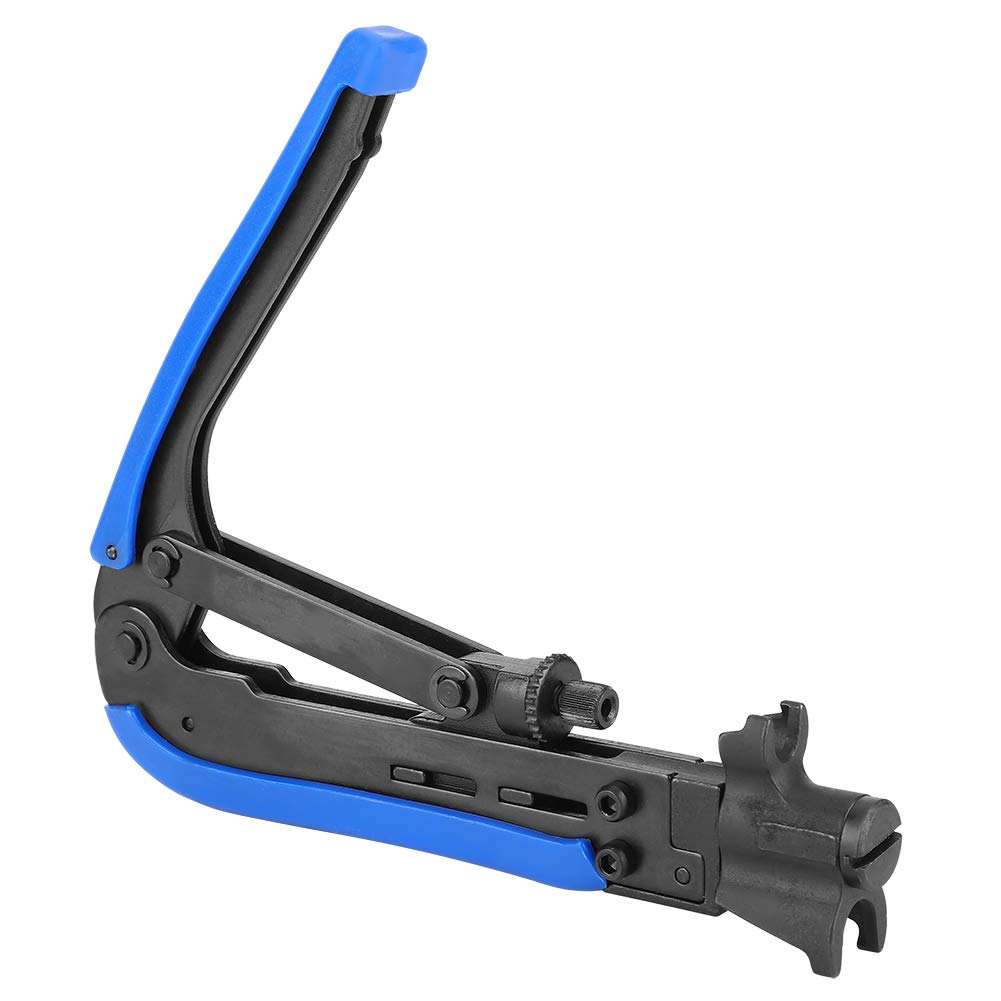 Universal Coaxial Crimper Pliers for RG6 RG59 RG11 Cables Heavy-Duty Compression Tool for CATV, Satellite & Internet Installations