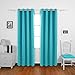 Deconovo Teal Blackout Curtains 2 Panels 84 Inches for Living Room, Grommet Darkening Thermal Bedroom Curtains and Drapes, Kids Nursery Window Curtains, 52W x 84L Inch