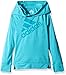 adidas Little Girls' Performance Hoodie, Shock Green, 6X