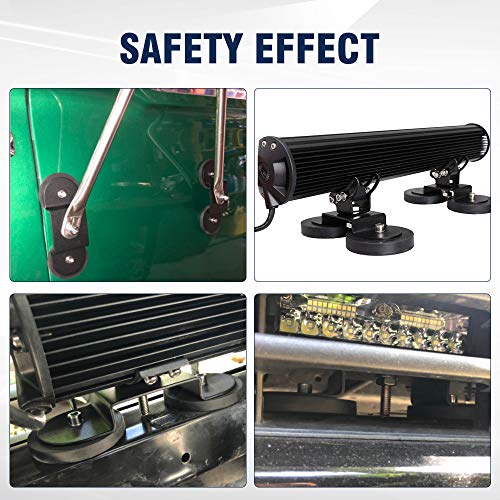 Samman Base LED Light Bar Mounting Brackets Windshield