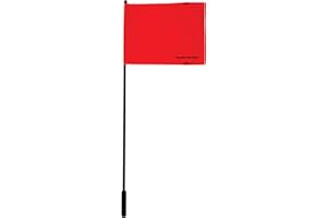 Airhead Deluxe Watersports Red Flag (4 ft) - Premium Watersports Safety Accessory - Enhanced Visibility and Safety for Water Skiing