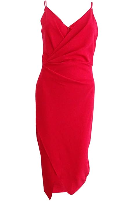 betsey johnson draped surplice sheath dress