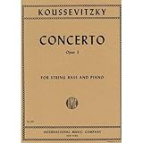 Koussevitzky, Serge - Concerto, Op. 3 - Bass and Piano - edited by Fred Zimmermann - International