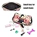 Valoin NiceEbag Large Makeup Bag Small Cosmetic Pouch for Purse Handy Floral Makeup Bags Set Cute Travel Toiletry Organizer for…
