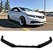 Front Bumper Lip Compatible with 2013-2015 Honda Civic, IKON V3 Style PU Unpainted Black Under Splitters Spoiler Chin Lip Protector by IKON MOTORSPORTS, 2014