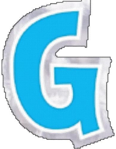 Letter "G" Personalized Letter Stickers - 1 PC, White