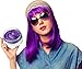 Mofajang Purple Hair Color Wax, Natural Hairstyle Wax 4.23 oz, Temporary Hairstyle Cream for Party, Cosplay, Halloween, Daily use, Date, Clubbing (Purple)