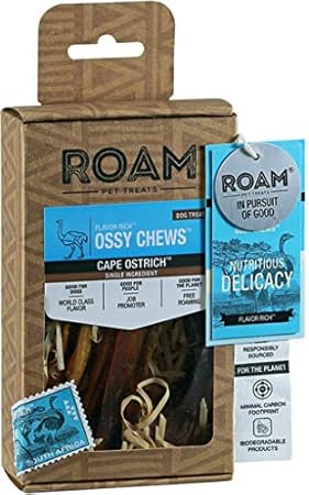 ostrich twister dental chews