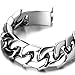COOLSTEELANDBEYOND Mens Stainless Steel Curb Chain Bracelet High Polished Silver Color