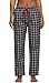 Ekouaer Sleepwear Womens Comfort Plaid Pajama Pants Lounge Bottoms XS-XL