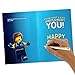 Hallmark LEGO Birthday Card with Lenticular Sticker (Awesome)