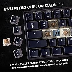 HK GAMING GK61s Mechanical Gaming Keyboard - 61