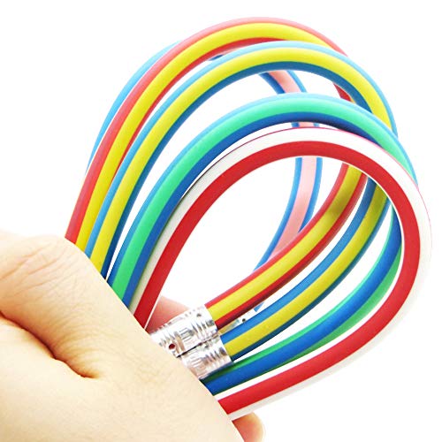 35 PCS Colorful Magic Bendy Flexible Soft Pencils with Eraser for Children School Fun Equipment