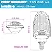 Dephen 54W LED Corn Bulb,Rotatable Mogul Base E39 Led Corn Light,7000Lm (200W Metal Halide Eq.), 5000K Daylight,180° Beam Angle Outdoor Area lighting for Street,Parking Lot Shoebox,Wall Pack