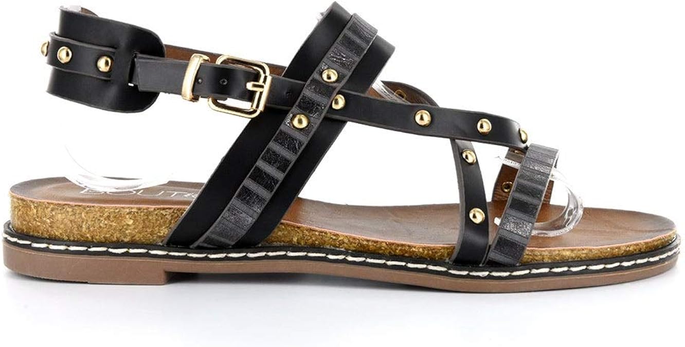 corkys sandals black
