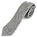 Men's Wool Knit Skinny Necktie Tie - 2 1/2